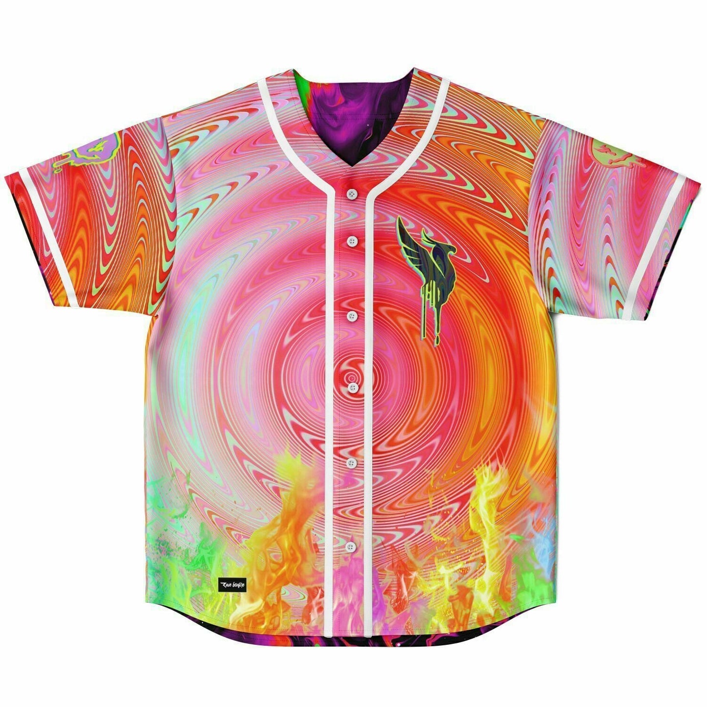 Subtronics Pretty Rave Girl Reversible Baseball Jersey