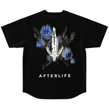 Afterlife Black Downward Diving Rave Baseball Jersey