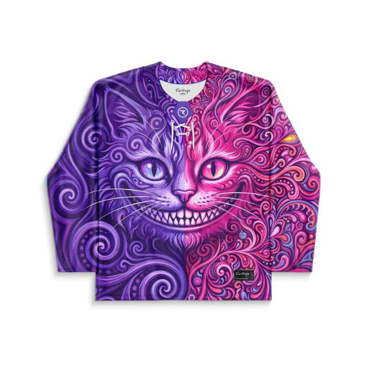 Purple Hot Split Face Rave Hockey Jersey