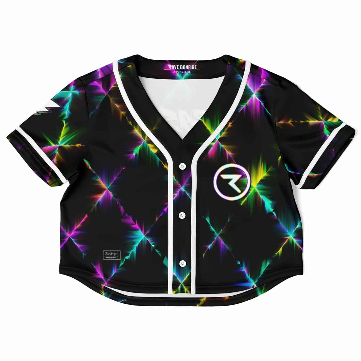 Bass slut Rave Crop Top