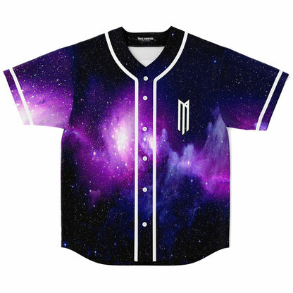 MITIS Deep Purple Nebula Rave Baseball Jersey