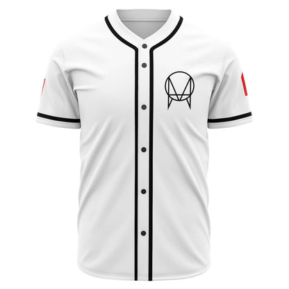 Skrillex White Owsla Owl Rave Baseball Jersey