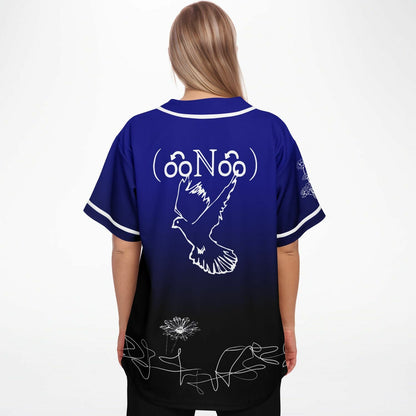 Porter Robinson Royal Blue Outline Dove Rave Baseball Jersey