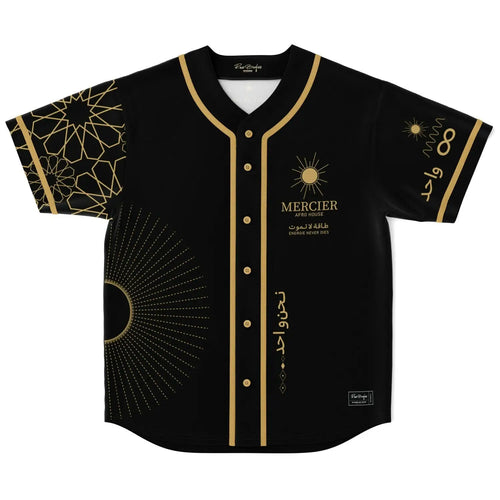 Francis Mercier Black Moroccan Rave Baseball Jersey