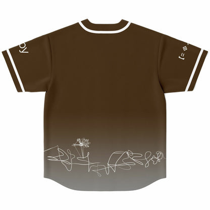 Porter Robinson Brown White Minimalist Single Rave Baseball Jersey