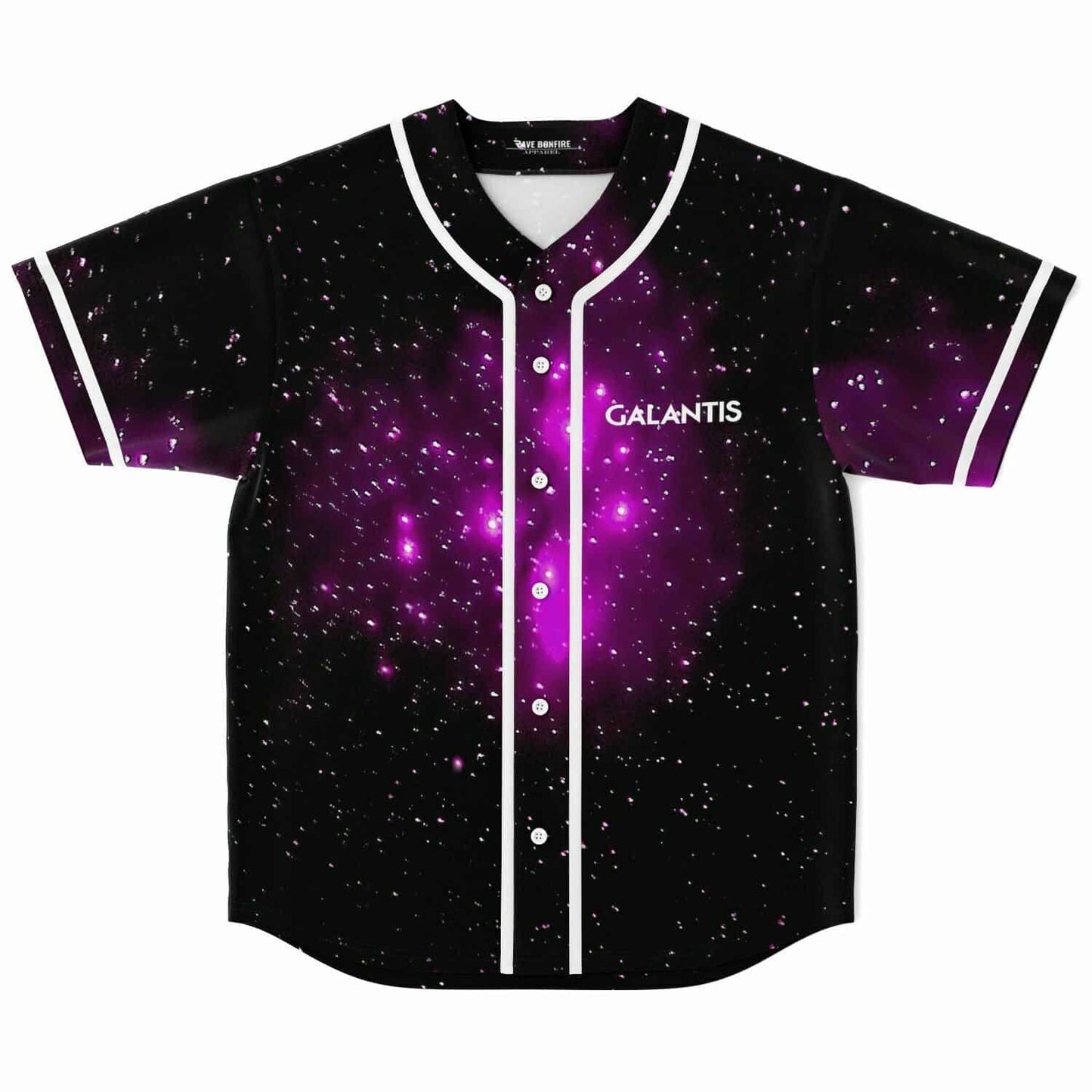 Galantis Black Outer Space Rave Baseball Jersey