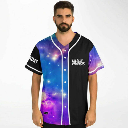 Dillon Francis Black Outer Space Rave Baseball Jersey