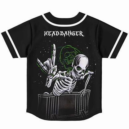 Little HeadBanger Kids Baseball Jersey