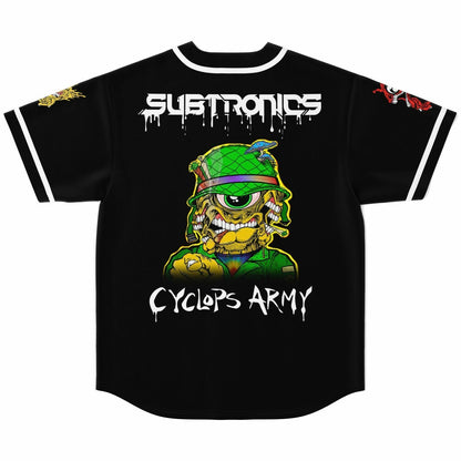 Subtronics Black One Eyed Rave Baseball Jersey