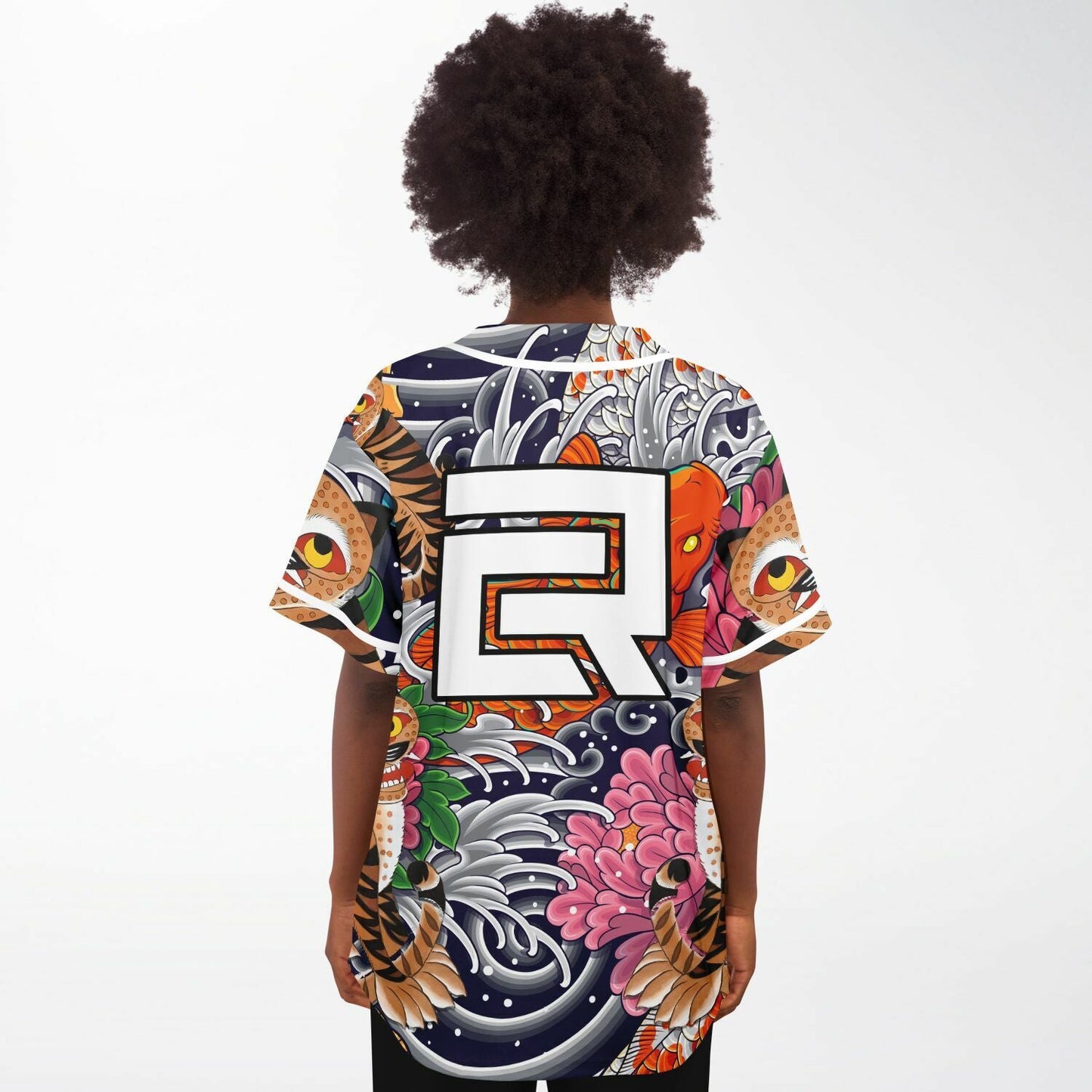Japanese Irezumi Rave Baseball Jersey