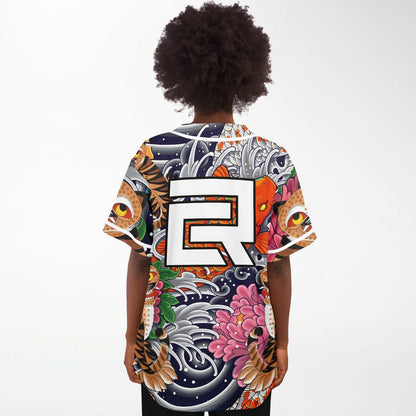 Japanese Irezumi Rave Baseball Jersey