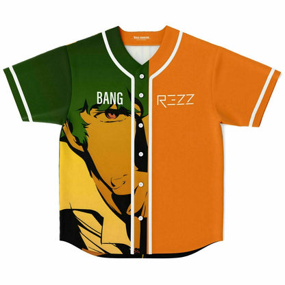 REZZ Olive Green Stylized Anime Rave Baseball Jersey