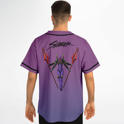 SLANDER Purple Lavender Tribal Rave Baseball Jersey