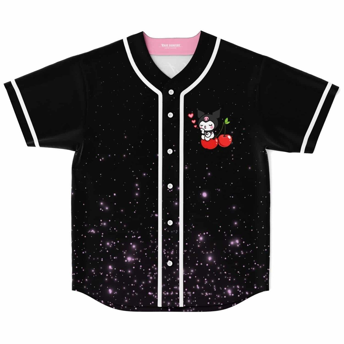 Black Kuromi Rave Baseball Jersey
