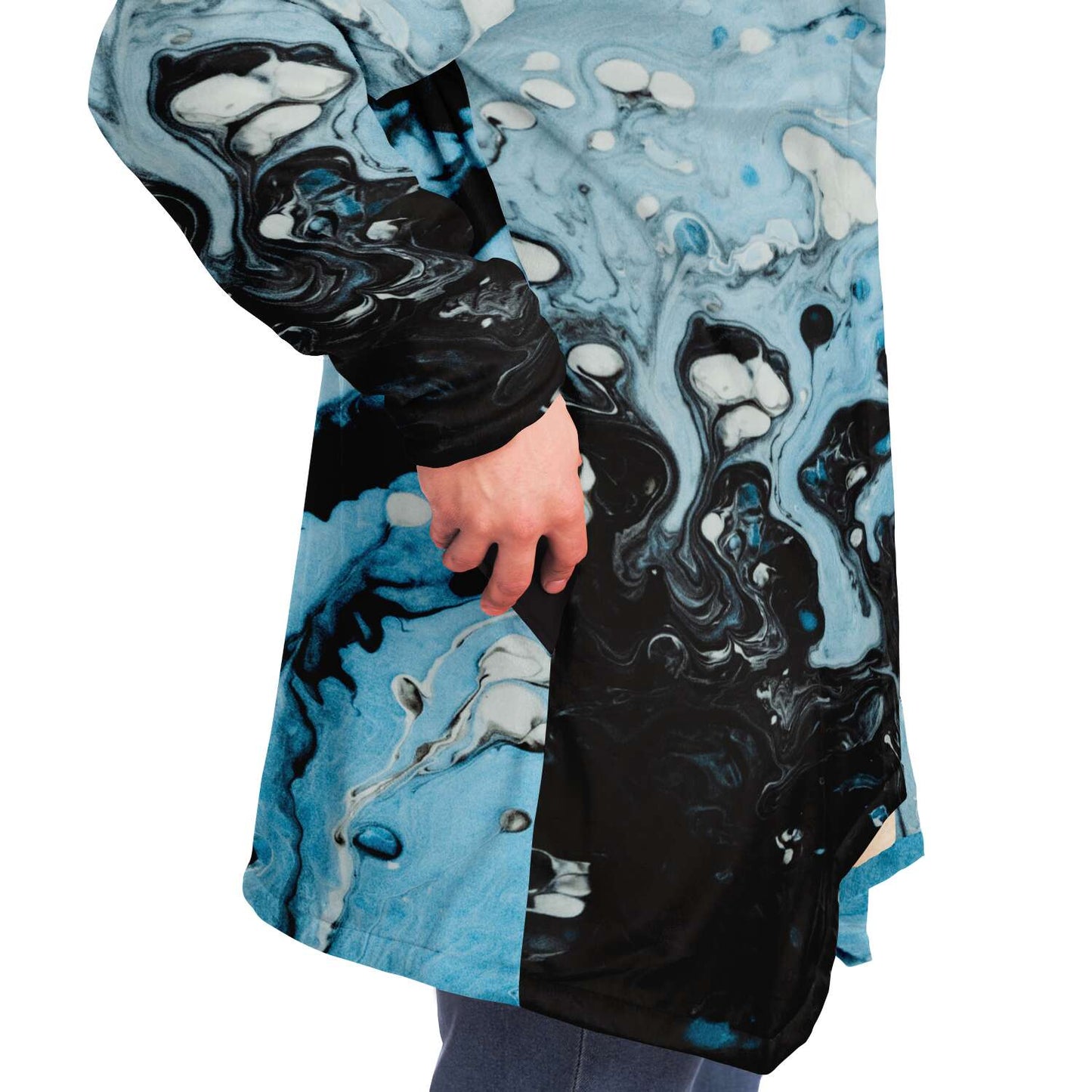 Water vapor hooded cloak