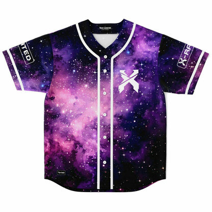 Excision Purple Cosmic Galaxy Rave Baseball Jersey