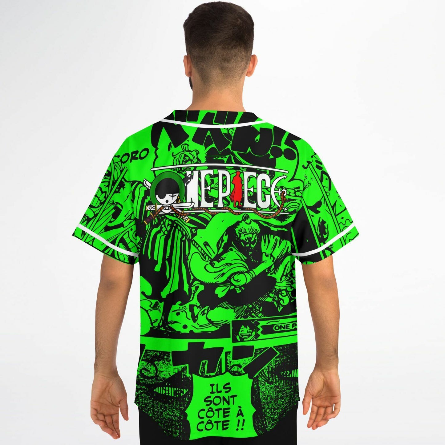 Bright Neon One Piece Rave Baseball Jersey
