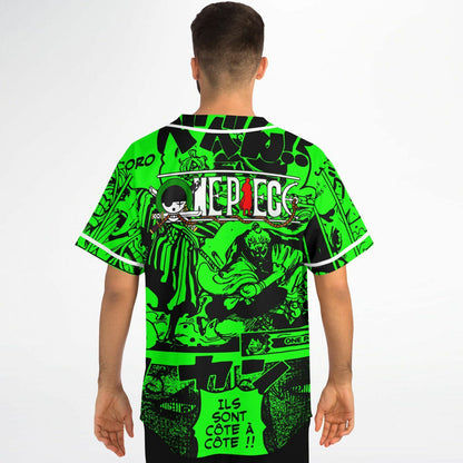 Bright Neon One Piece Rave Baseball Jersey