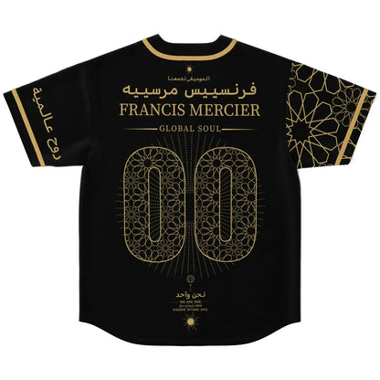 Francis Mercier Black Moroccan Rave Baseball Jersey