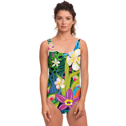 Dark Tropical Jungle Rave Swimsuit