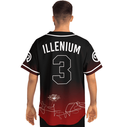 Zedd Black Deep Circular Z Rave Baseball Jersey