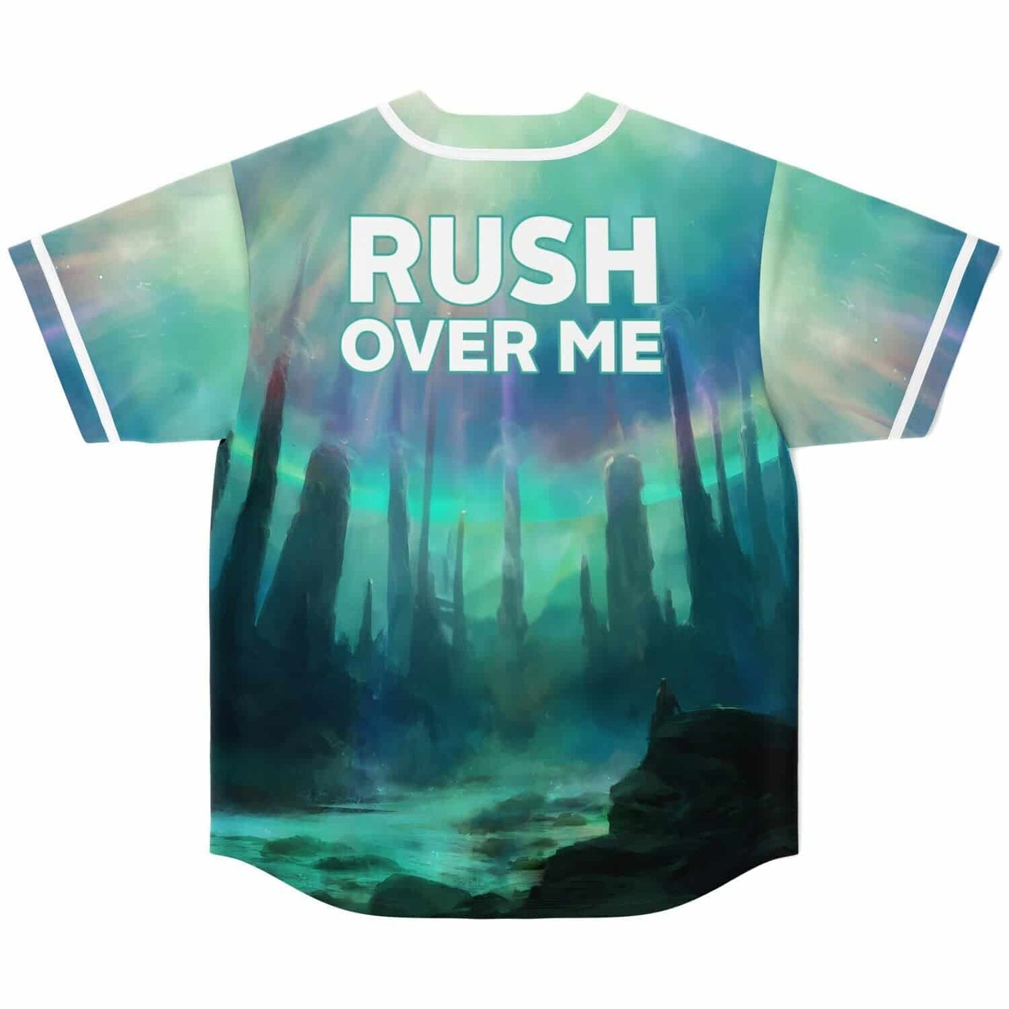 Seven Lions Teal Fantasy Landscape Rave Baseball Jersey