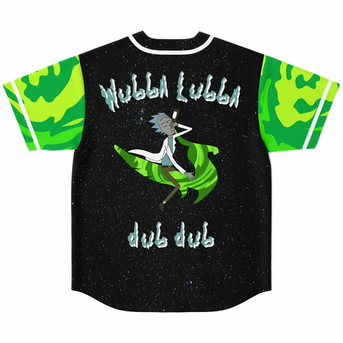 Black Galaxy Starry Space Rave Baseball Jersey