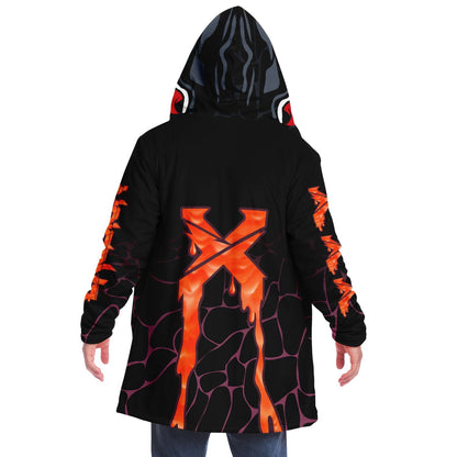 Excision Black Dripping Orange Rave Cloak