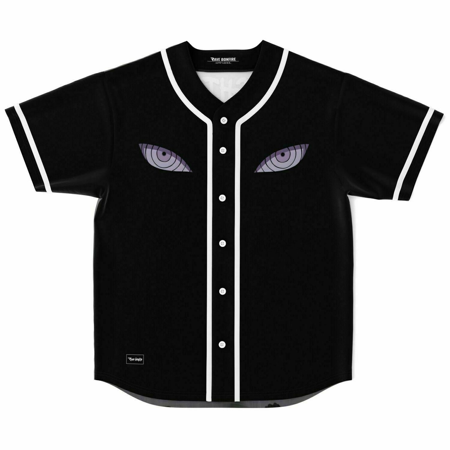 Black Grey Shows Pair Rave Baseball Jersey