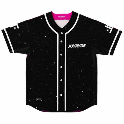 Joyryde Black Starfield Rave Baseball Jersey