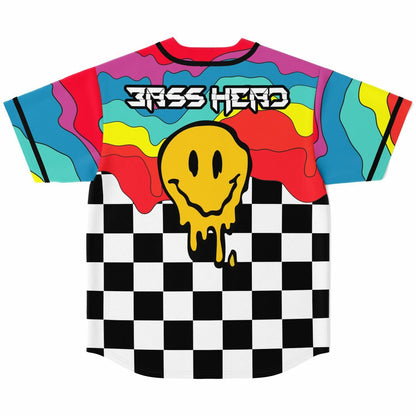 Rainbow Melting Rave Baseball Jersey