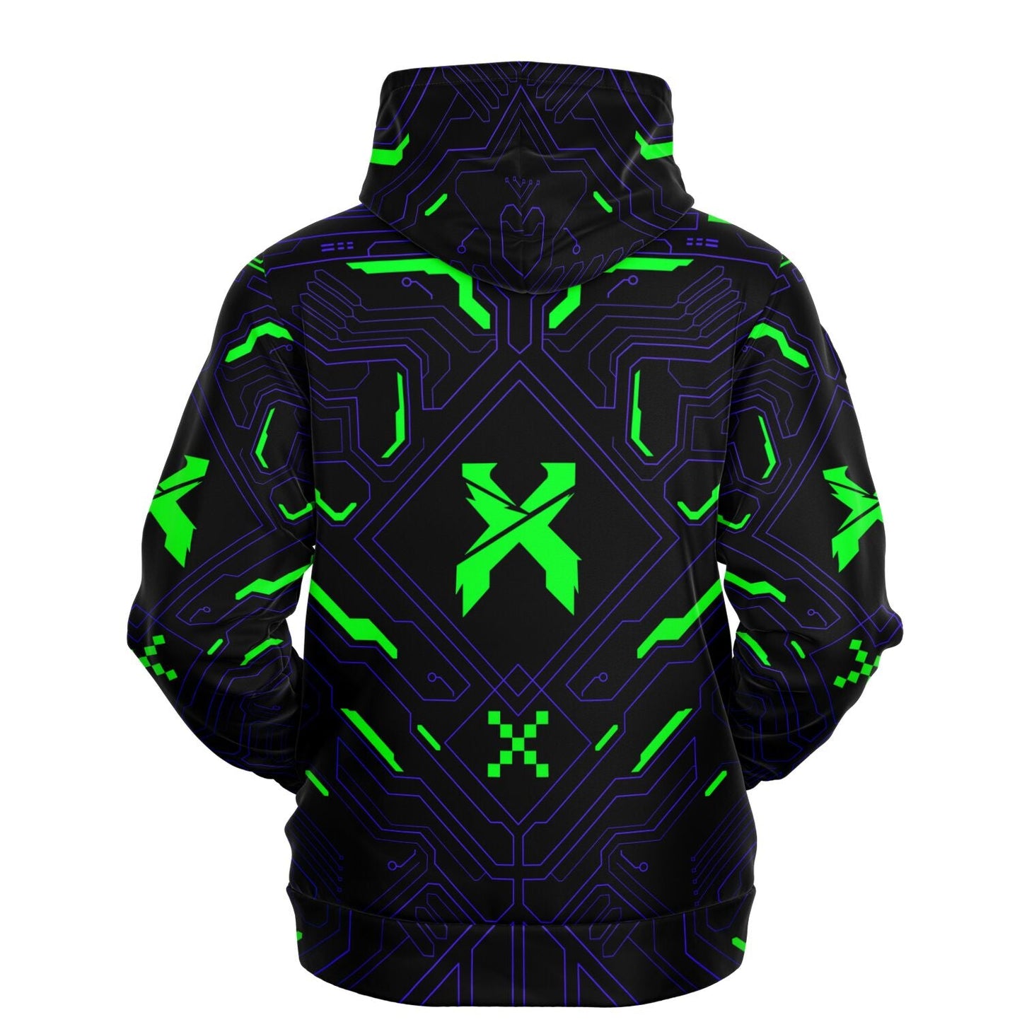Excision Cyberpunk Circuit Rave Hoodie
