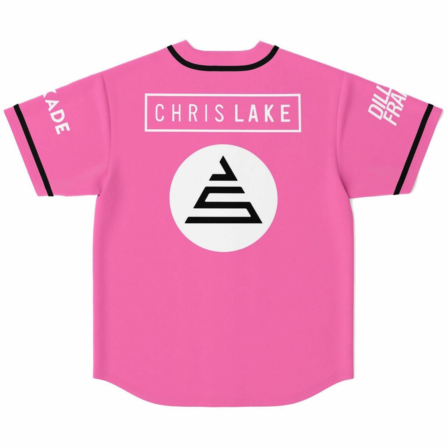 Kaskade Bright Pink Minimal Sports Rave Baseball Jersey