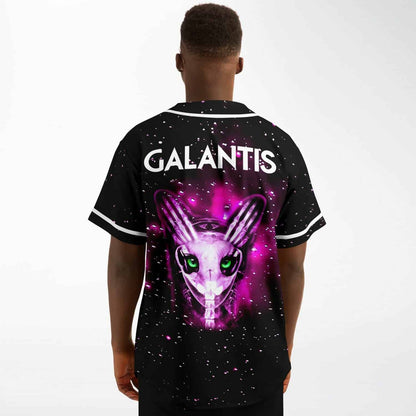 Galantis Black Outer Space Rave Baseball Jersey