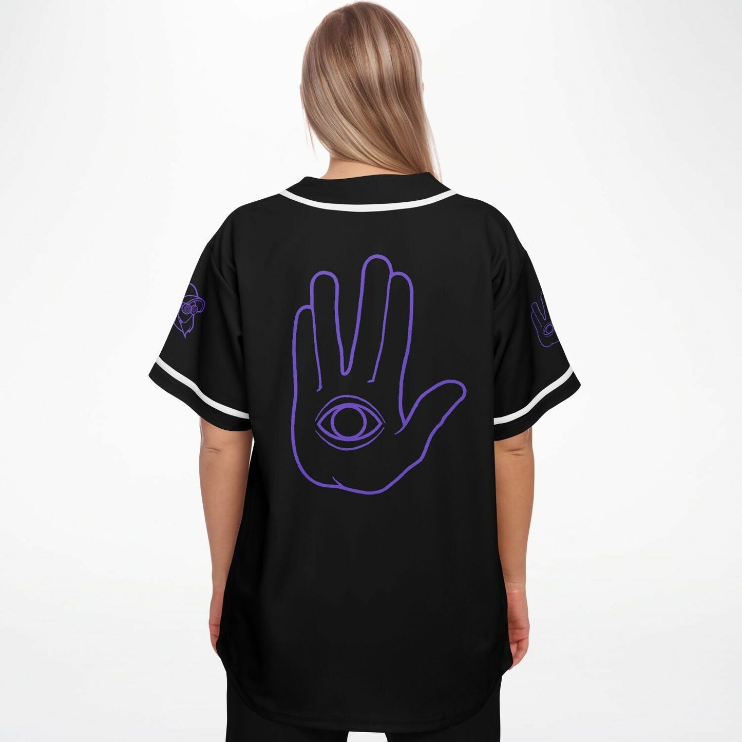 Rezz Black Wordmark Rave Baseball Jersey
