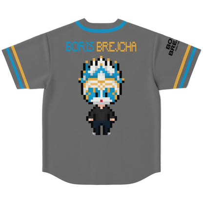 Boris Brejcha Grey Black Joker Rave Baseball Jersey