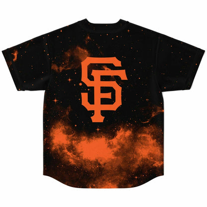 Black Galaxy Rave Baseball Jersey