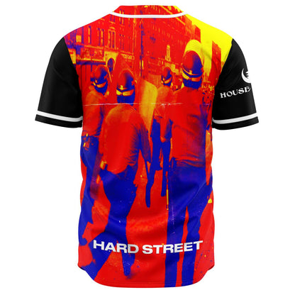 WaxMotif Black Mostly Rave Baseball Jersey
