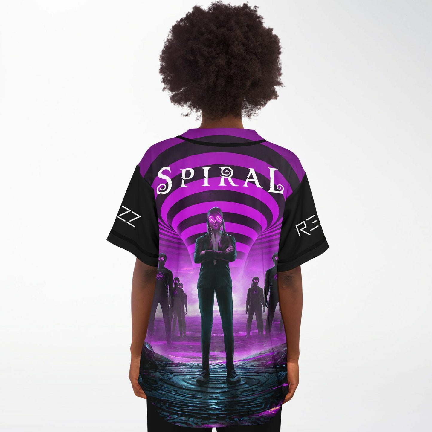 Rezz Black Hooded Rave Baseball Jersey