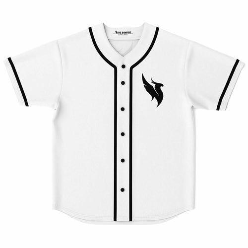 Illenium White Black Winged Rave Baseball Jersey