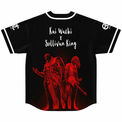Kai Wachi Black Red Blood Rave Baseball Jersey