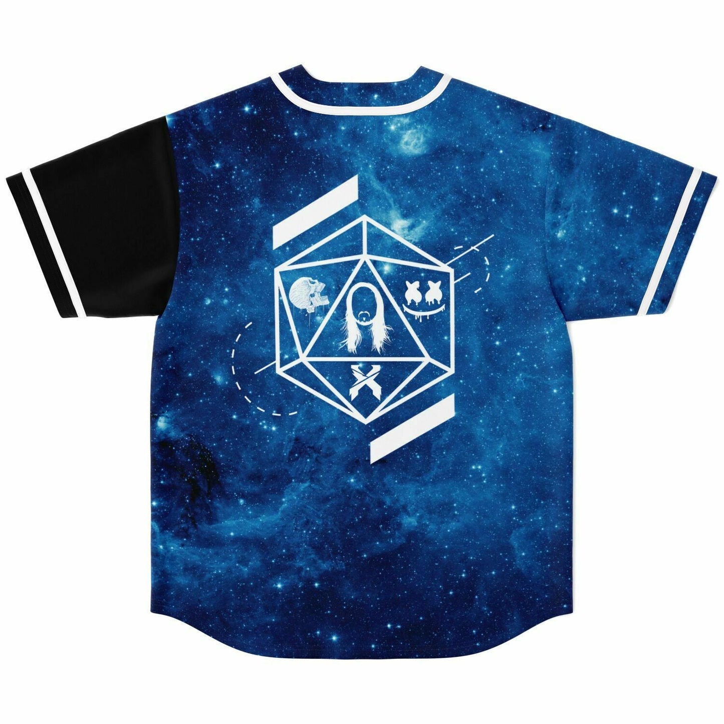 Skrillex Blue Galaxy Split Rave Baseball Jersey