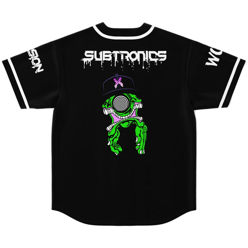 Subtronics Black Green One Rave Baseball Jersey