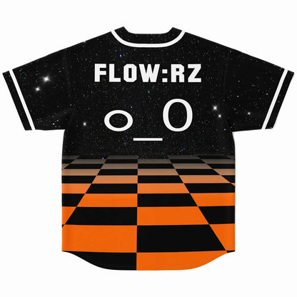 Black Starry Night Sky Rave Baseball Jersey