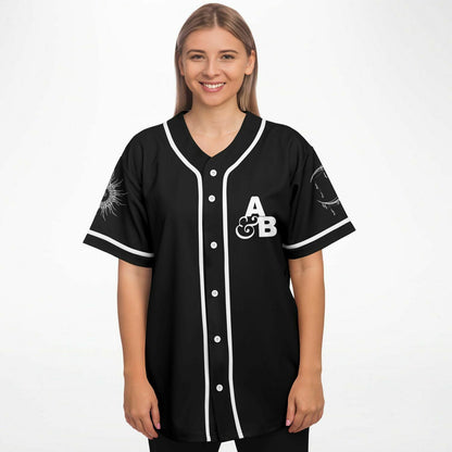 Above & Beyond Black Clean Jersey Rave Baseball Jersey