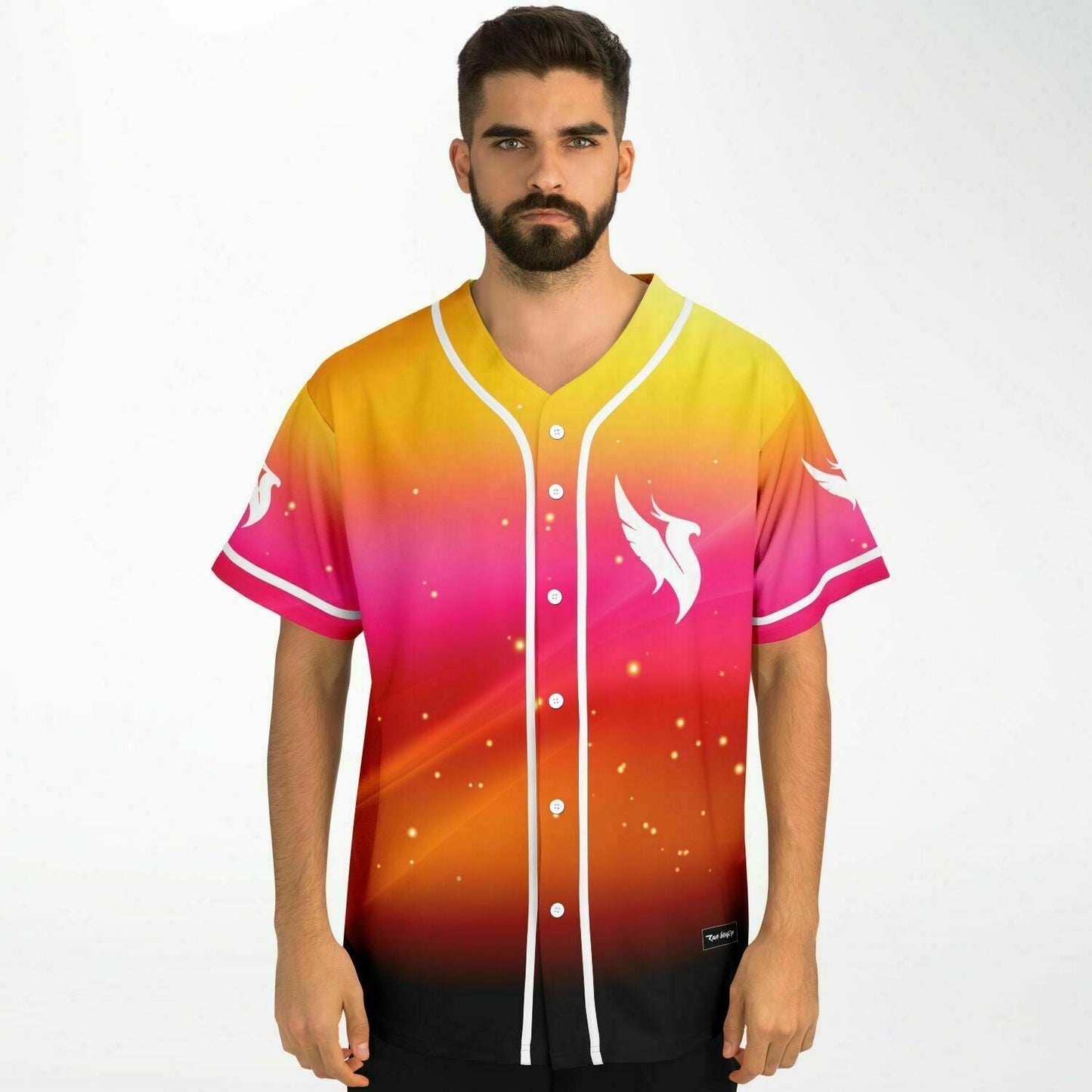 ILLENIUM Sunset Gradient Phoenix Rave Baseball Jersey