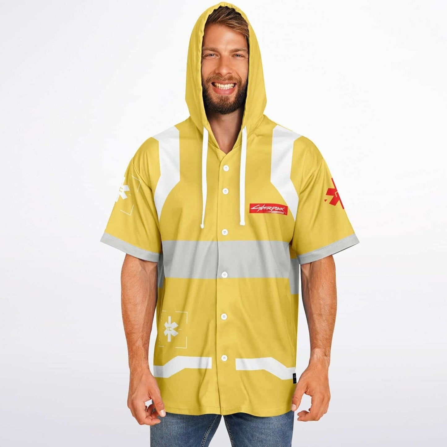 Edgerunner cosplay Hooded Baseball Jersey