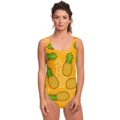 Orange Pineapples Rave Swimsuit
