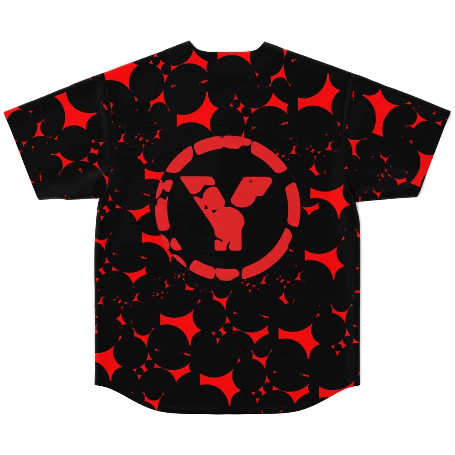 Pryda Black Bright Orbs Rave Baseball Jersey