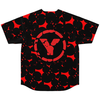 Pryda Black Bright Orbs Rave Baseball Jersey